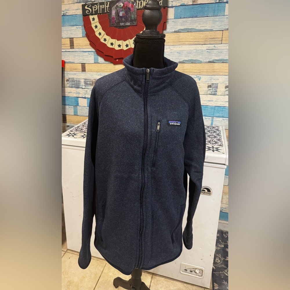 Patagonia Navy Full-Zip Fleece Jacket
